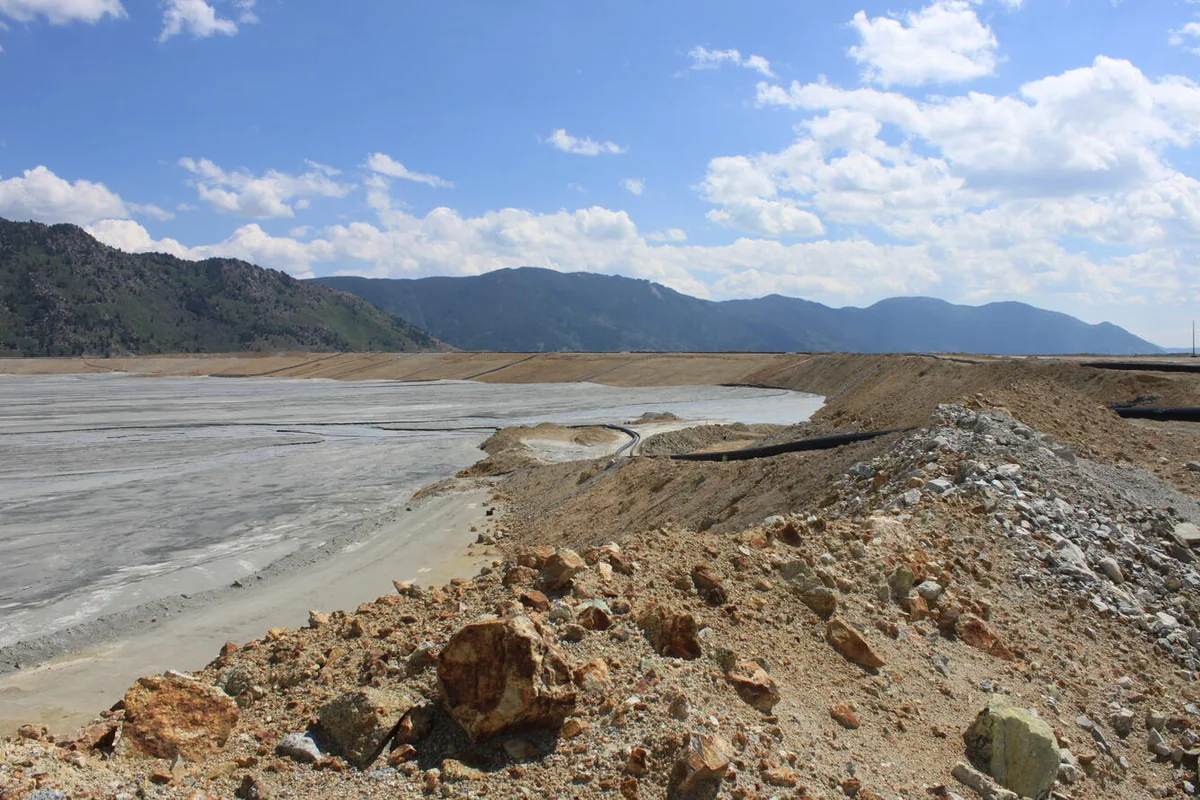 Illustrative tailings storage facility